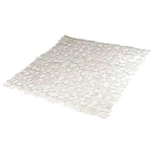 Fond de douche galet pvc incolore 52x52cm - FRANDIS