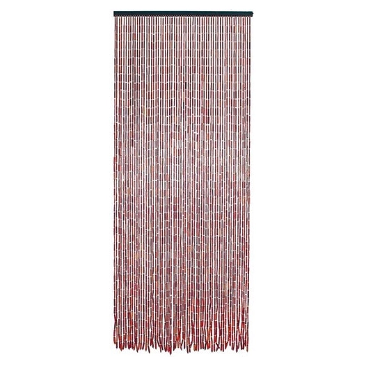 Rideau de porte en bambou et perles de bois - 200x90 cm - MOREL