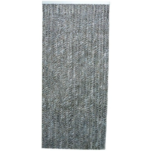 Rideau de porte Flash chenilles 90x220 cm - gris - MOREL