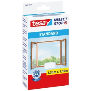 Moustiquaire Standard pour fenêtres 1,30m x 1,50m blanc - TESA