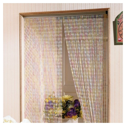 Rideau de porte Clara en perles surmoulées - 90x220 cm - MOREL