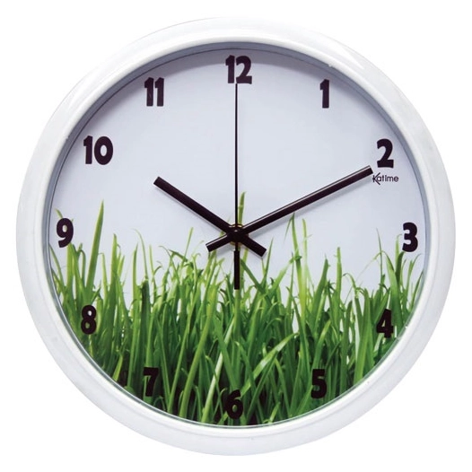 Pendule silencieuse 26cm nature assorti - KATIME