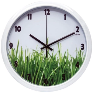 Pendule silencieuse 26cm nature assorti - KATIME