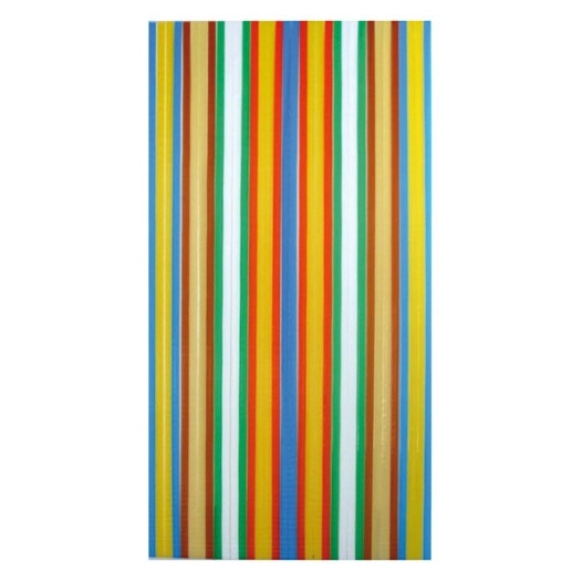 Rideau de porte Antilles en polyéthylène - 90x200 cm - multicolore - MOREL