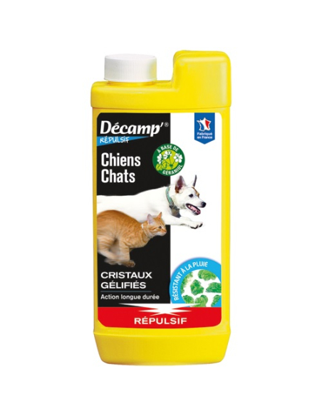 Répulsif chien chat cristaux gélifiés 500g - DECAMP