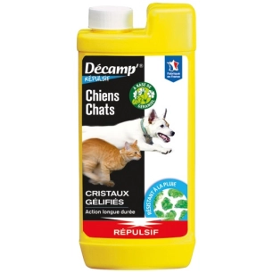 Répulsif chien chat cristaux gélifiés 500g - DECAMP
