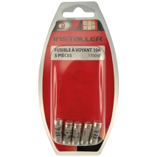 Carte de fusibles à voyant 10A x 5 pièces - EVOE