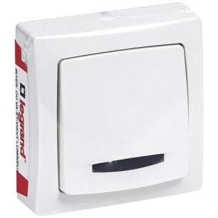 Asl interrupteur simple avec voyant lumineux - LEGRAND
