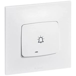 Neptune poussoir à voyant pour sonnette - LEGRAND