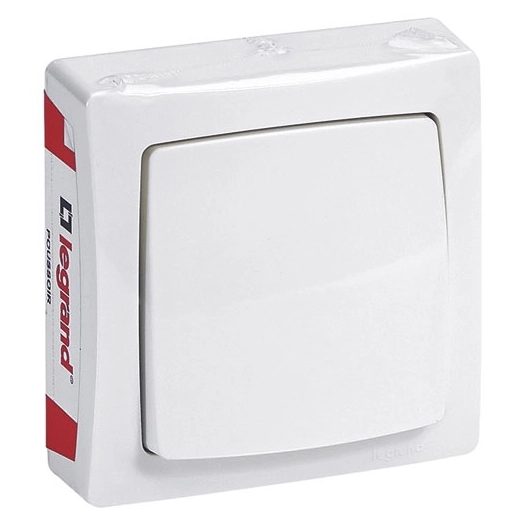 Asl poussoir 6A blanc - LEGRAND
