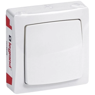 Asl poussoir 6A blanc - LEGRAND