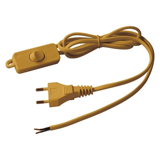 Cordon HO3vvh2f 1m50 inter fiche or blister - ELECTRALINE