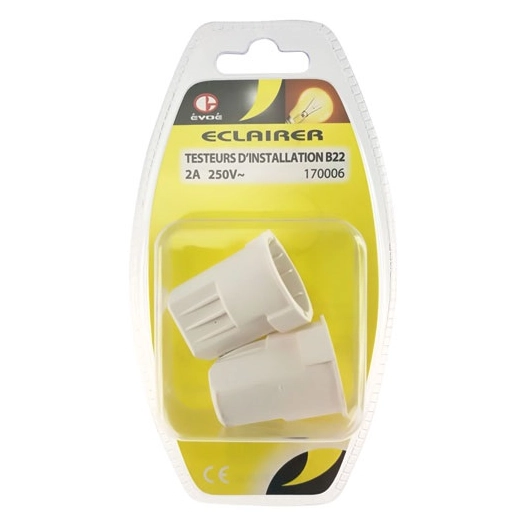 Douilles B22 automatique nylon x 2 pièces - EVOE