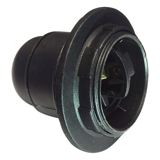 Douille E27 bague pas noir blister - ELECTRALINE