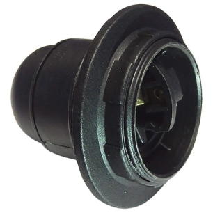 Douille E27 bague pas noir blister - ELECTRALINE