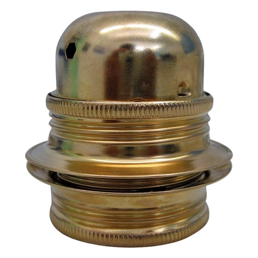 Douille E27 2 bagues laiton blister - ELECTRALINE