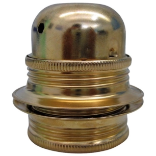 Douille E27 2 bagues laiton blister - ELECTRALINE