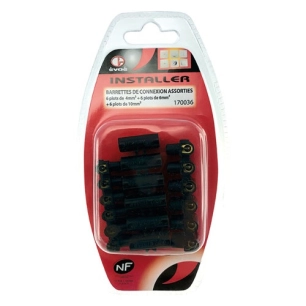 Barrette connexion assorties 15/25/35A 6 plots - EVOE