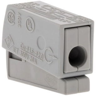 Borne connexion rapide lustrerie x6 - WAGO