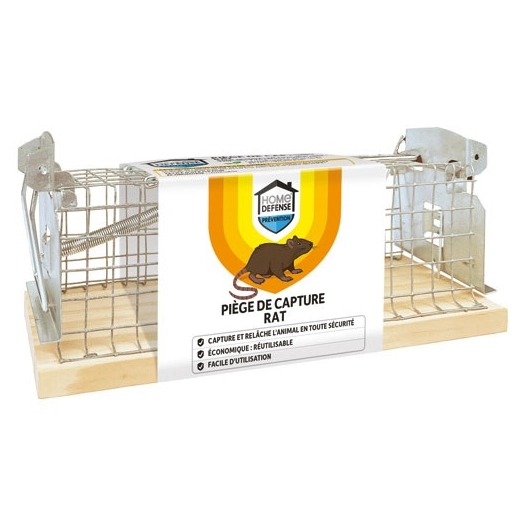Piège de capture rats /nc - HOME DEFENSE