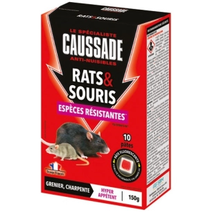 Rats et souris pâte fluo 150g /nc - CAUSSADE