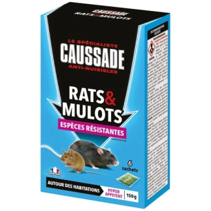Rats et mulots grains 150g /NC - CAUSSADE