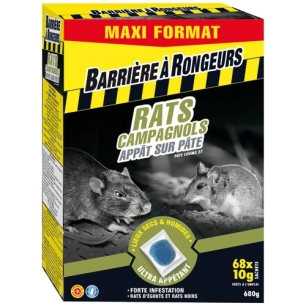 Rats campagnols appât PAE 680g/nc - BARRIERE A RONGEURS