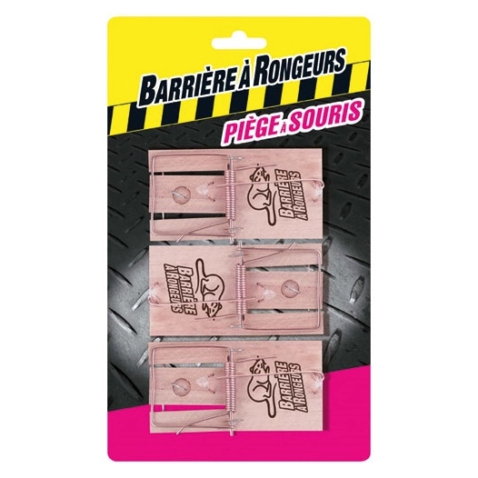 Pièges à souris x3 /nc - BARRIERE A RONGEURS