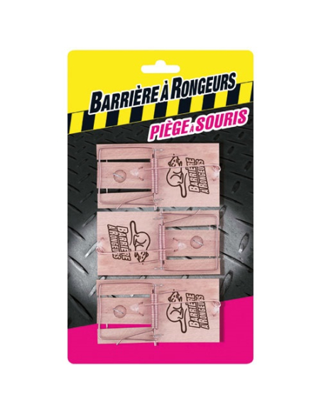 Pièges à souris x3 /nc - BARRIERE A RONGEURS