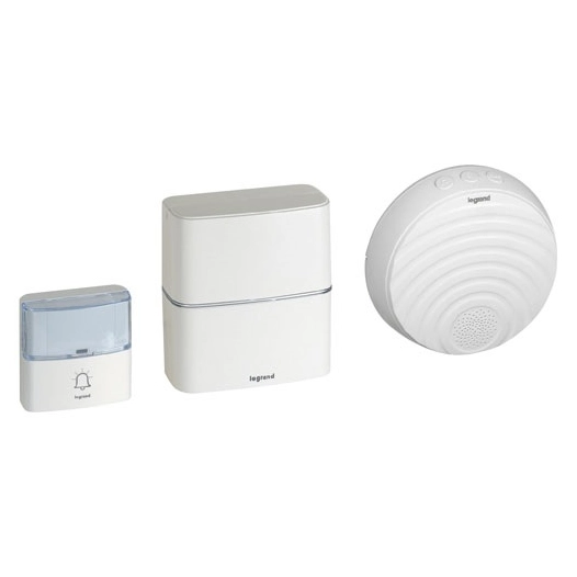 kit blanc double carillon radio - LEGRAND