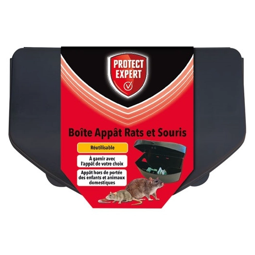 Boite appât tous rongeurs avec clé de fermeture /nc - PROTECT EXPERT