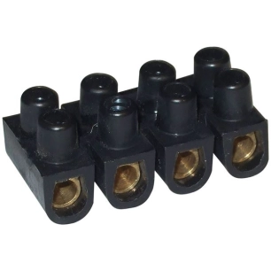 Barrette de 12 connexions 6 mm2 noir - ELECTRALINE