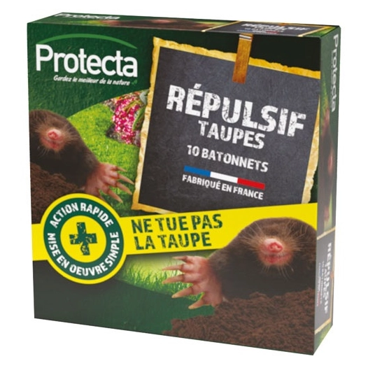 Taupes 10 batonnets repulsifs 80g - PROTECTA