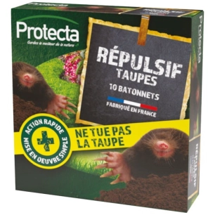 Taupes 10 batonnets repulsifs 80g - PROTECTA
