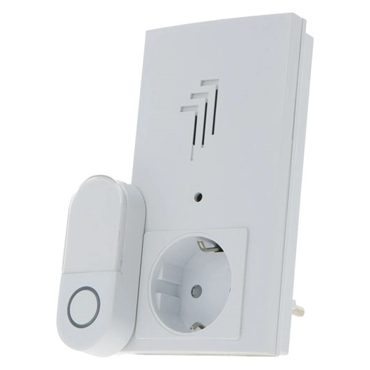 Carillon sans fil set plug pass 38 mélodies 80DB 100M blanc - CEEZAM