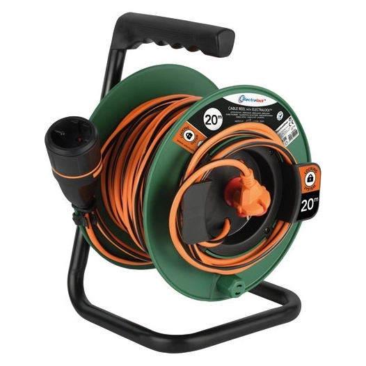 Enrouleur jardin Electralock VVF 2x1.5 20m - ELECTRALINE