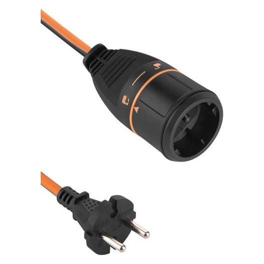 Prolongateur jardin verouillage electralock vvf 2x1.5 20m - ELECTRALINE