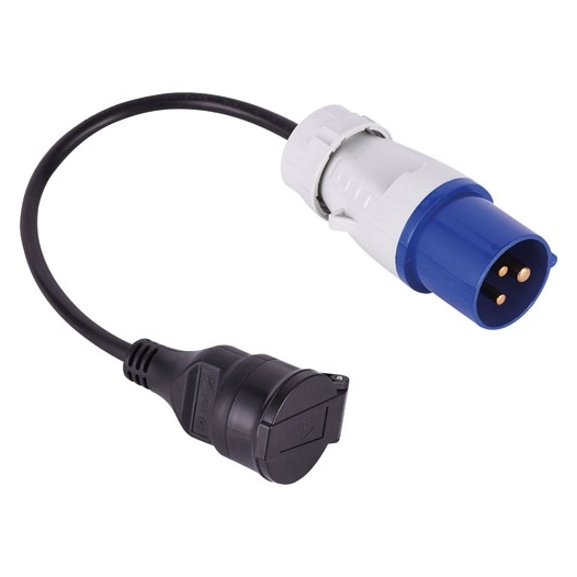 Rallonge caravane camping mâle 30cm - ELECTRALINE