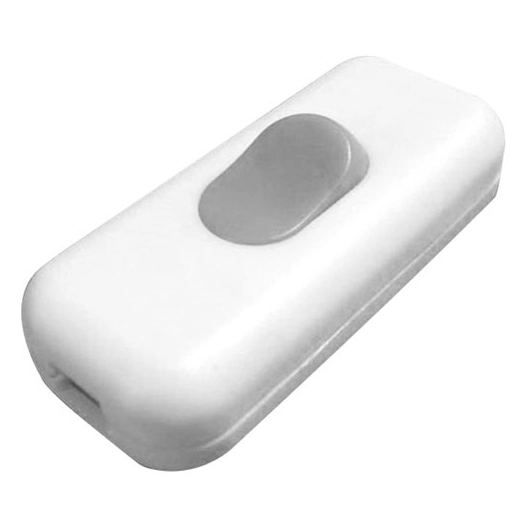 Interrupteur unipolaire luminescent blanc en vrac - ZENITECH