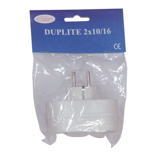 Fiche biplite 2x16a sc - SATIPLUGS FRANCE