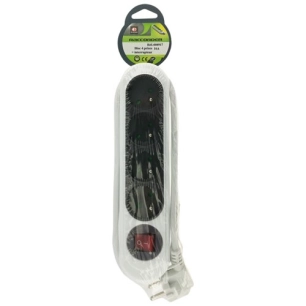 Bloc 4 prises 3x1.00mm² 16A dark grey - EVOE