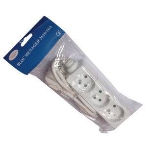 Bloc 3 prises 16a+t sachet - SATIPLUGS FRANCE