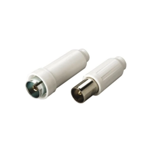 Fiche TV mâle + femelle 9.52mm blister - ELECTRALINE