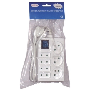 Bloc panaché 3x16a+4x6a+inter sc - SATIPLUGS FRANCE