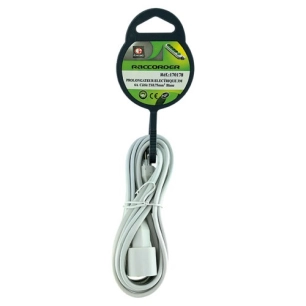 Polongateur élec.3M 2x0.75mm blanc - EVOE