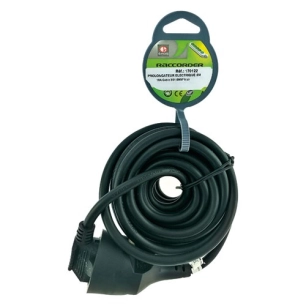Prolongateur 5M 3x1.5 noir - EVOE