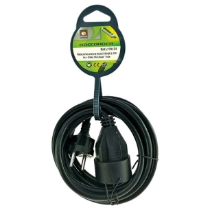Prolongateur 3m 3x1.50 noir - EVOE