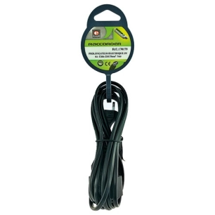 Prolongateur élec. 2x0.75mm noir - EVOE