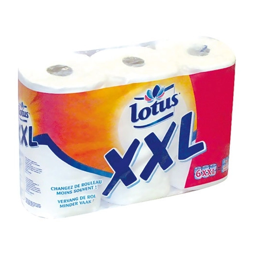 7 Papier wc 6 rouleaux blanc xxl LOTUS - LOTUS