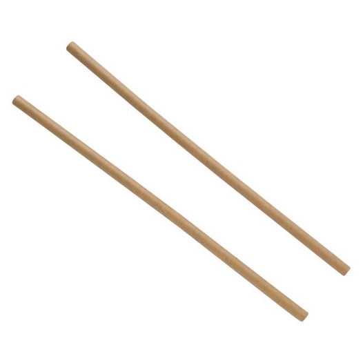 Lot de 25 pailles en carton Kraft - J&F